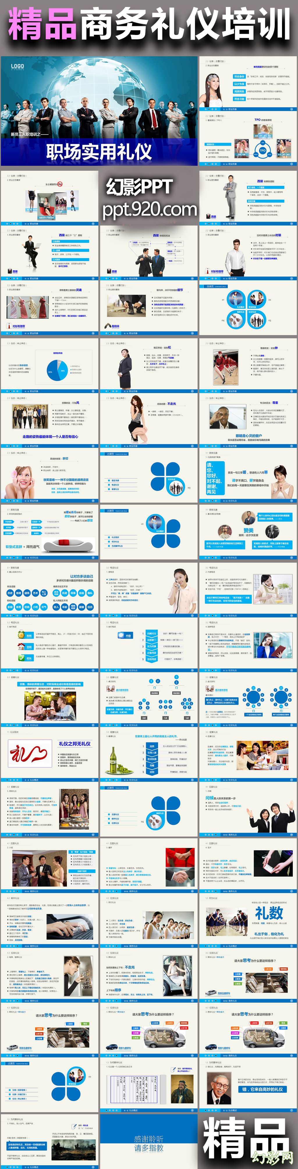 职场实用礼仪培训PPT课件