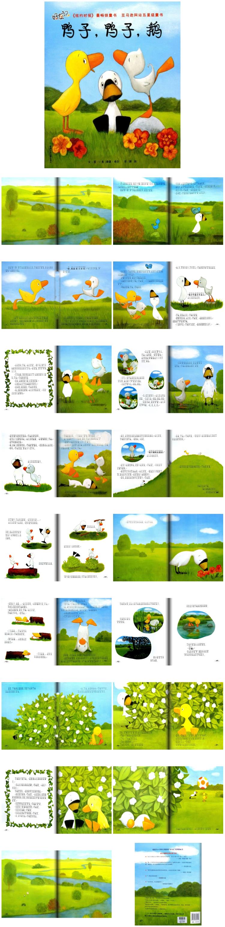 《鸭子，鸭子，鹅》童话绘本儿童故事PPT